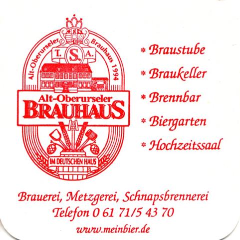 oberursel hg-he oberurs brau 1a (quad185-braustube braukeller-rot) 